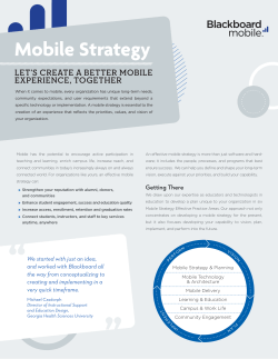 Mobile Strategy