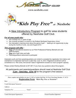 “Kids Play Free” at Neshobe