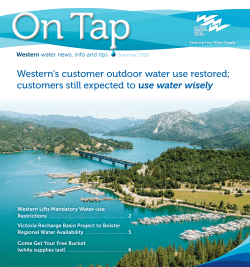 customers still expected to use water wisely