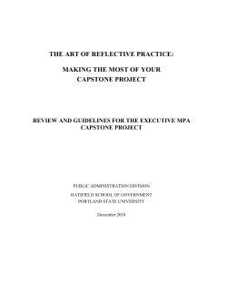 the art of reflective practice