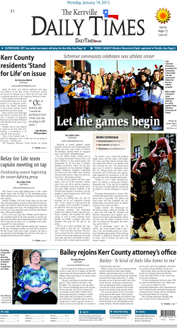 Let the games begin - Schreiner University