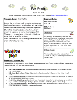 Paw Prints August 25 2016