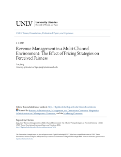 Revenue Management in a Multi-Channel Environment