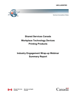 Industry Engagement Wrap-up Webinar Summary