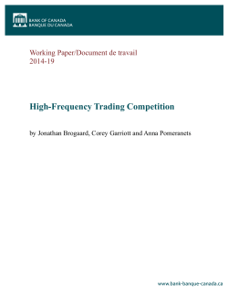 High-Frequency Trading Competition