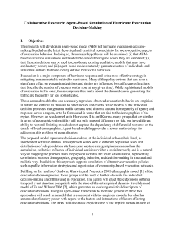 Socio-Cognitive Agent-Based Simulation of Evacuation Behavior