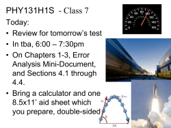 Motion with Constant Acceleration