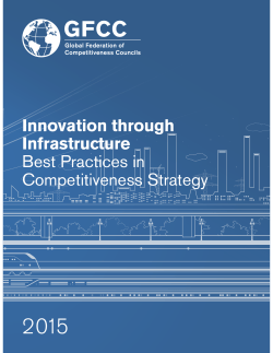Innovation through Infrastructure Best Practices in Competitiveness