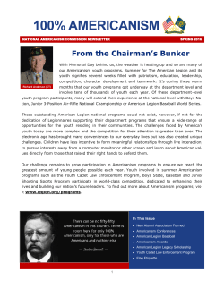 100% americanism - American Legion