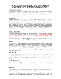 michigan masters 1998 state short course yards championship