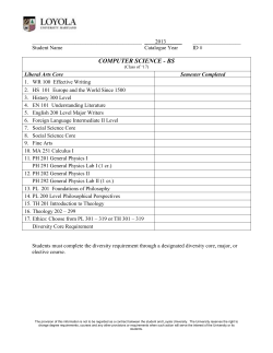 Computer Science - Loyola University Maryland