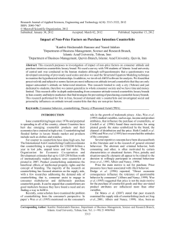 Impact of Non-Price Factors on Purchase