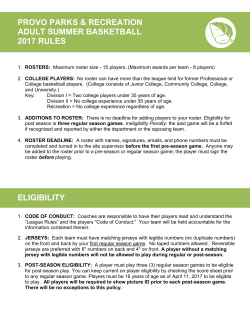 PROVO PARKS AND RECREATION