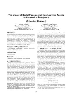 The Impact of Social Placement of Non