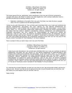 Rules - WAKA Kickball