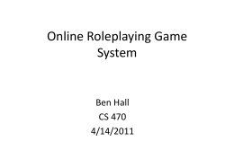 Browser-Based Online Roleplaying Game