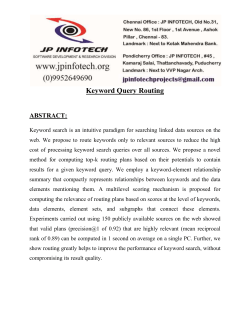 Keyword Query Routing