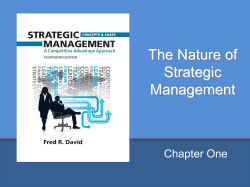 Strategic management