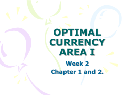 optimal currceny