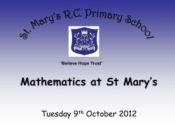 Helping your child with mathematics