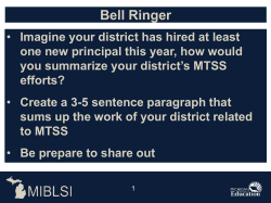 Continuous Fall Data Review Presentation