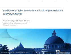 Sensitivity of Joint Estimation in Multi