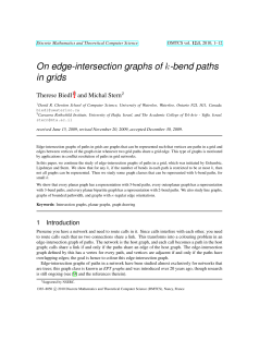 On edge-intersection graphs of k-bend paths in grids