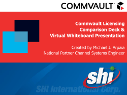 CommVault Licensing Virtual Whiteboard