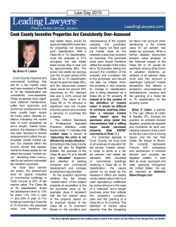 Cook County Incentive Properties Are Consistently Over