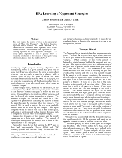 DFA Learning of Opponent Strategies