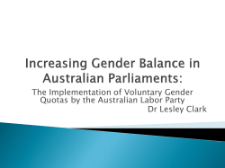 SPECIAL MEASURES IN AUSTRALIA
