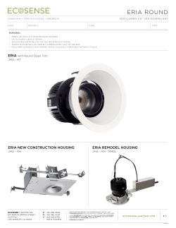 eria round - EcoSense Lighting