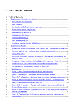 supplementary appendix - ePrints Soton