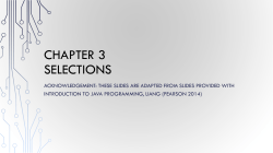 CMSC 150 Introduction to Computing