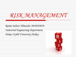 RISK MANAGEMENT