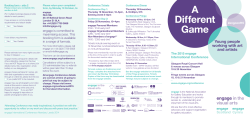 A Different Game - Museums Association