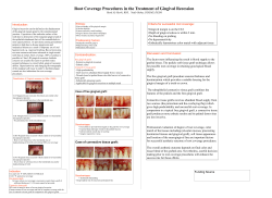 Case of connective tissue graft