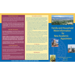 Family and Household Move Information for New Academic