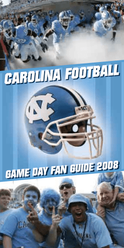 carolina football - UNC
