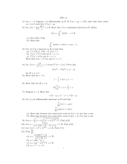 b. Suppose f is differentiable on R. If f (a) b), show that there