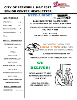 May 2017 Senior Newsletter