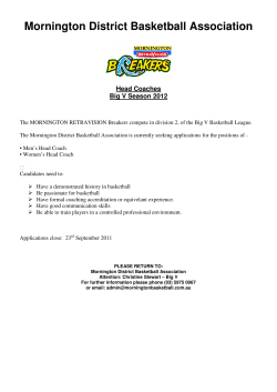 Mornington District Basketball Association