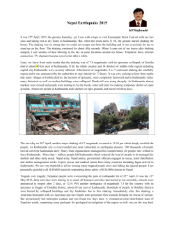 Nepal Earthquake 2015 by KP Rajbanshi