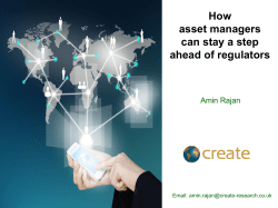 How Asset Managers can stay a step ahead of Regulators