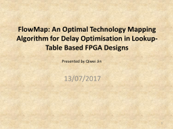 Progress Report For the Test Problem