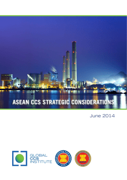 ASEAN CCS strategic considerations