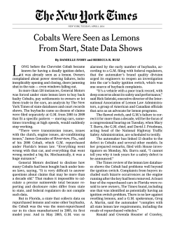 An 8th Grad Cobalts Were Seen as Lemons From Start, State Data