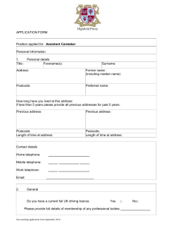 Dear Parents - Highfield Priory