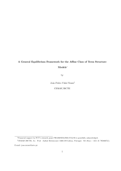 A General Equilibrium Framework for the Affine Class of Term
