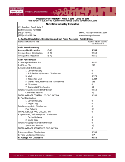 CVC Statement - Nutrition Industry Executive